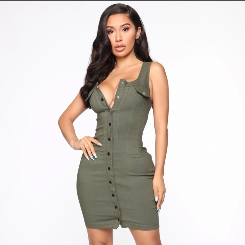 NEW Fashion Nova Rollin With friends DRESS